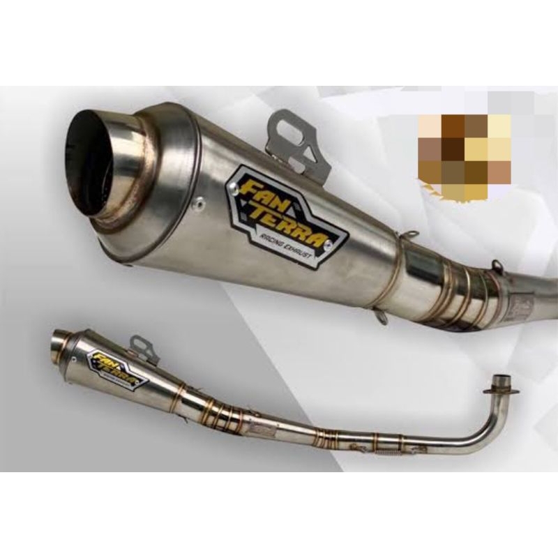 KNALPOT RACING FANTERA DRAG SUPRA 125 KARISMA BLADE ABSOLUT REVO KNALPOT DRAG ROAD RACE ALL BEBEK SU