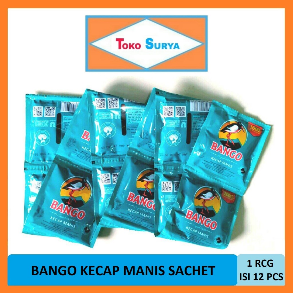 

Bango Kecap Manis Sachet 12 Pcs x 18 Ml