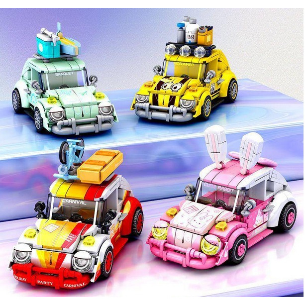 SEMBO 714024 714027 CAR MOBIL VW KODOK CUSTOM brick block lego compatible