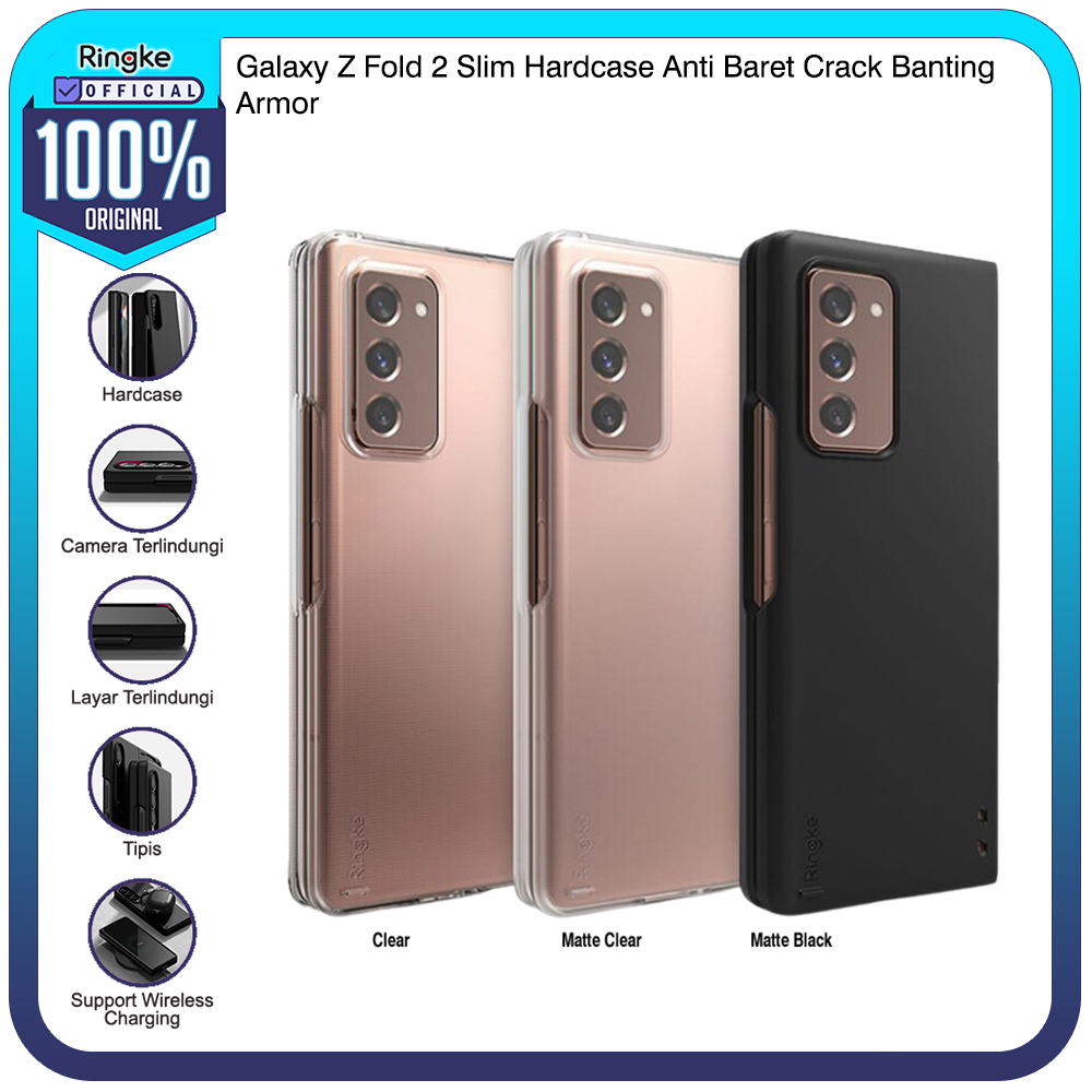 Ringke Galaxy Z Fold 2 Slim Hardcase Anti Baret Crack Banting Armor Enak Genggam