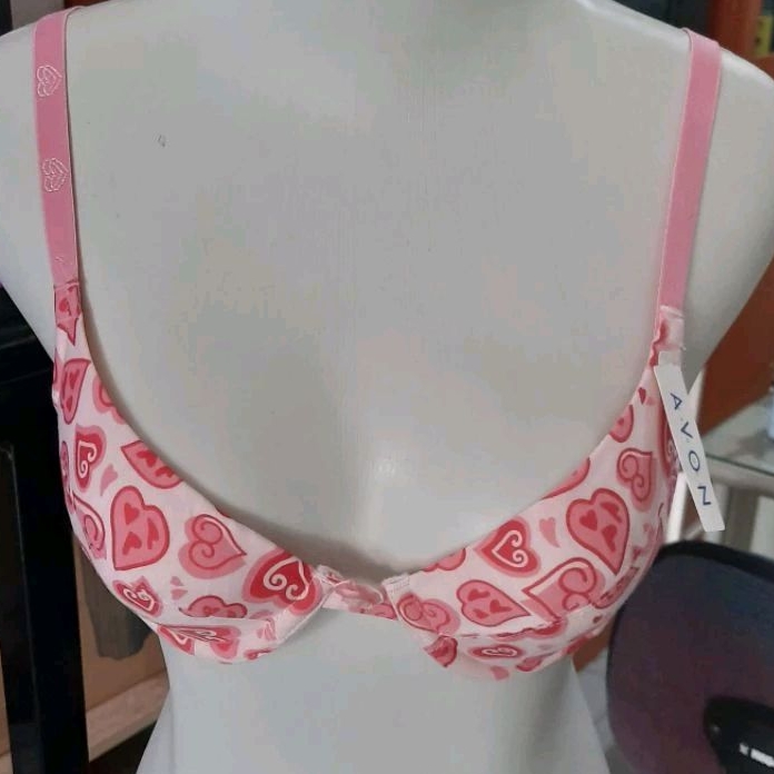 Bra /pakaian dalam wanita heart ada kawat dan busa tipis,merk avon harga batam