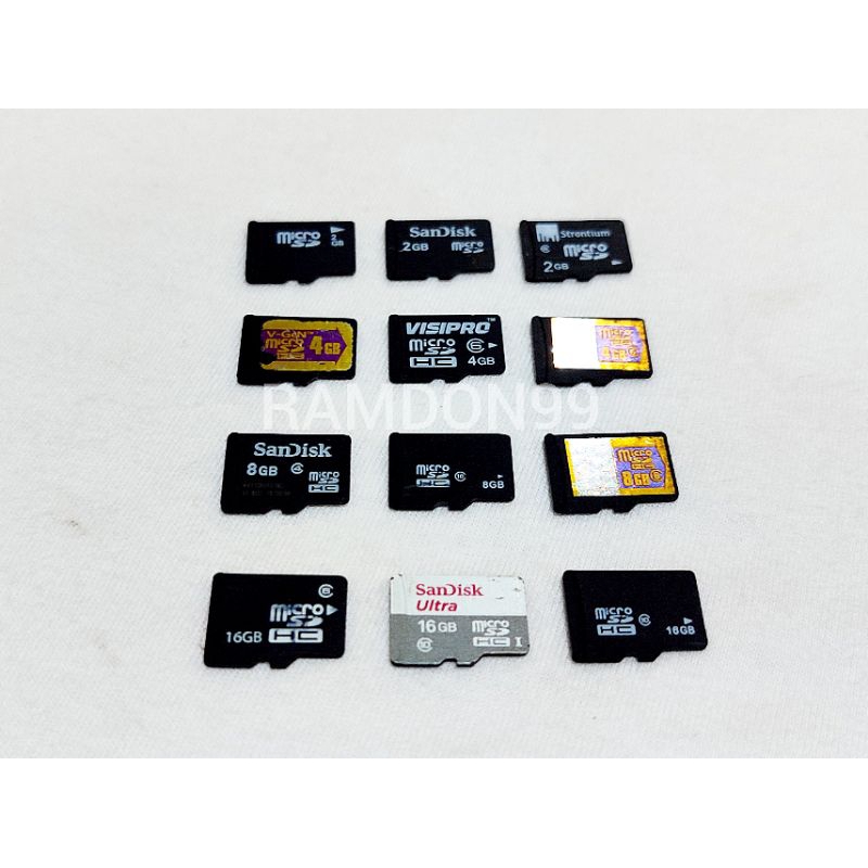 Memory Card Bekas 2gb/4gb/8gb/16gb NORMAL Memori Second