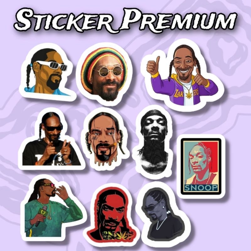 

Sticker Snoop Pack 10pcs Premium Waterproof