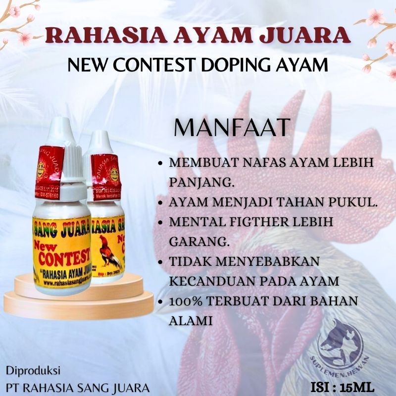 VITAMIN DOPING Ayam Aduan NEW CONTEST AYAM ADUAN 15ml