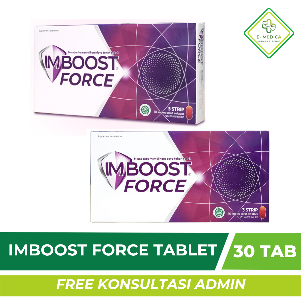 Imboost Force Tablet - Imboost Dewasa - Suplemen Kesehatan Dewasa - Meningkatkan Daya Tahan Tubuh (1