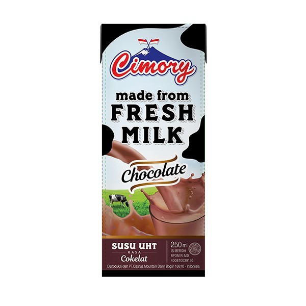 

CIMORY FRESH MILK CHOCOLATE 250 ML | SUSU SEGAR COKELAT CIMOTY 250 ML