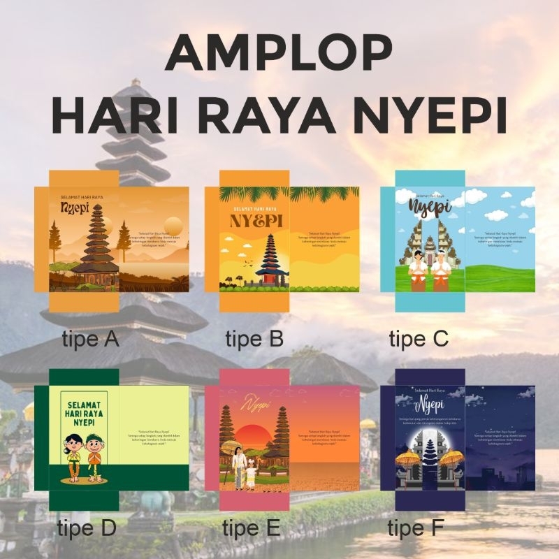 

AMPLOP HARI RAYA NYEPI 12 PCS || MURAH BISA REQUEST