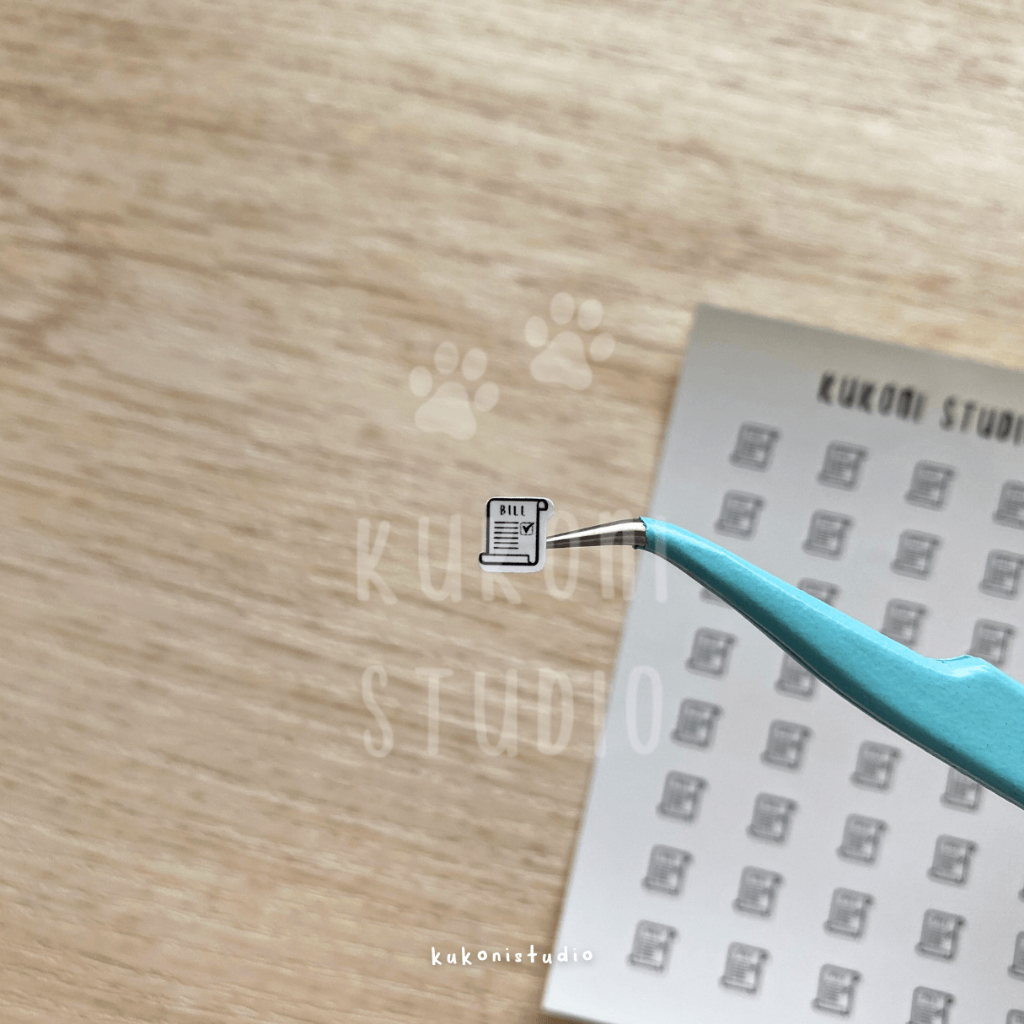 

Stiker Ikon Tagihan (Bill icon sticker) | Kukoni Studio Tiny Icon Sticker