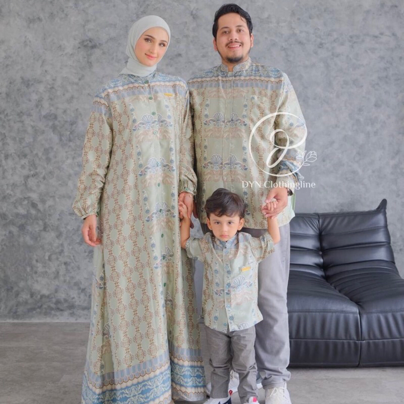 DYN Clothingline Ansel Koko &  Ansela Dress | Family Set | Fashion Muslim | Baju Muslim Couple | Sarimbit Keluarga