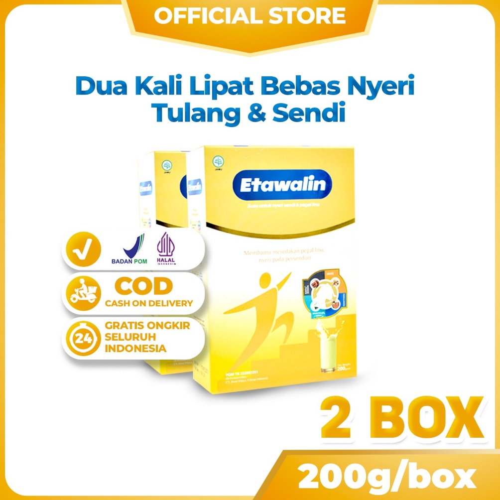 

Best Produk 2 box Etawalin Susu Kambing Atasi Nyeri Sendi Sakit Lutut Dan Asam Urat Q93