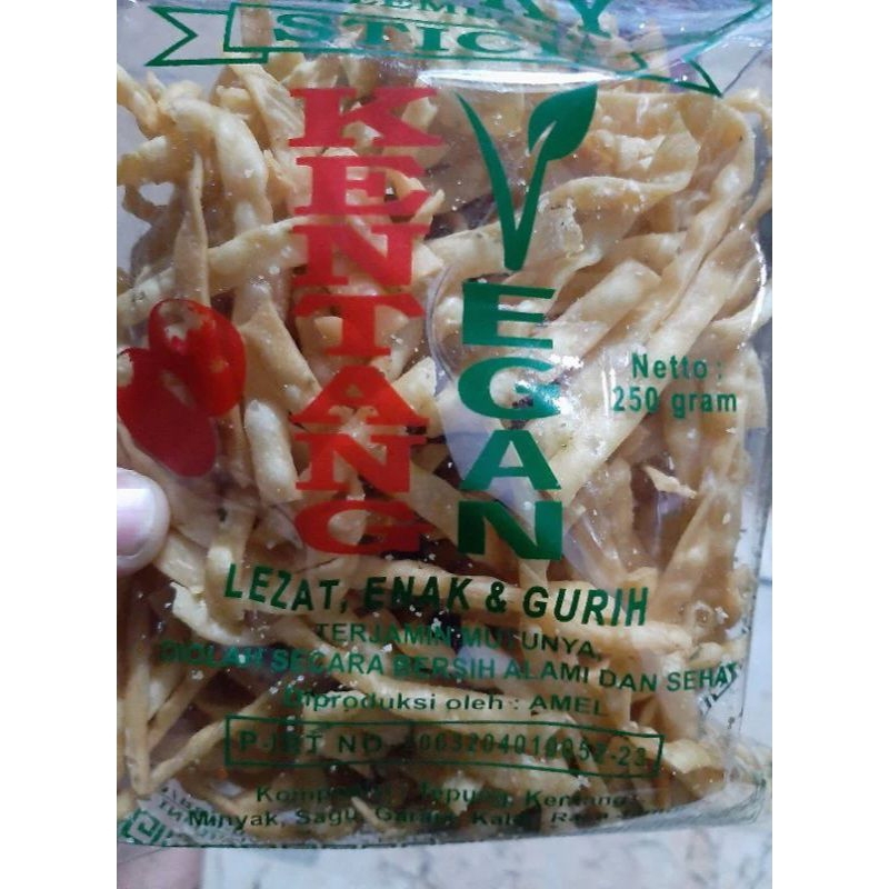 

stik kentang vegan 250gr 1bks