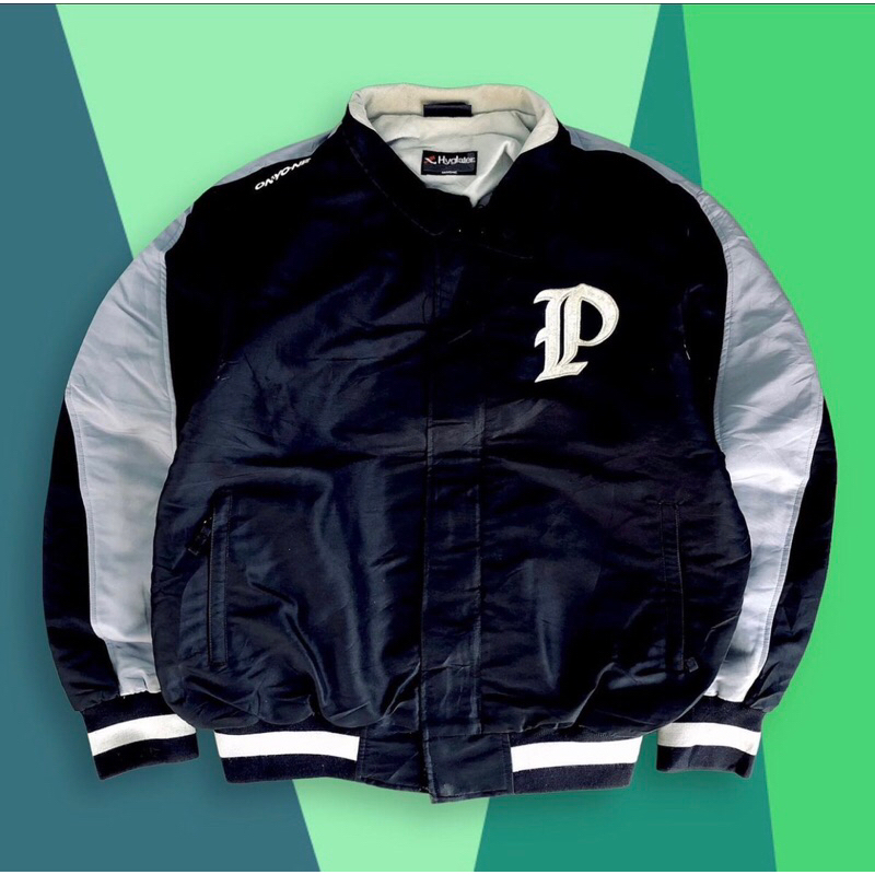 Vintage Varsity Bomber Onyone Hyglater “P”