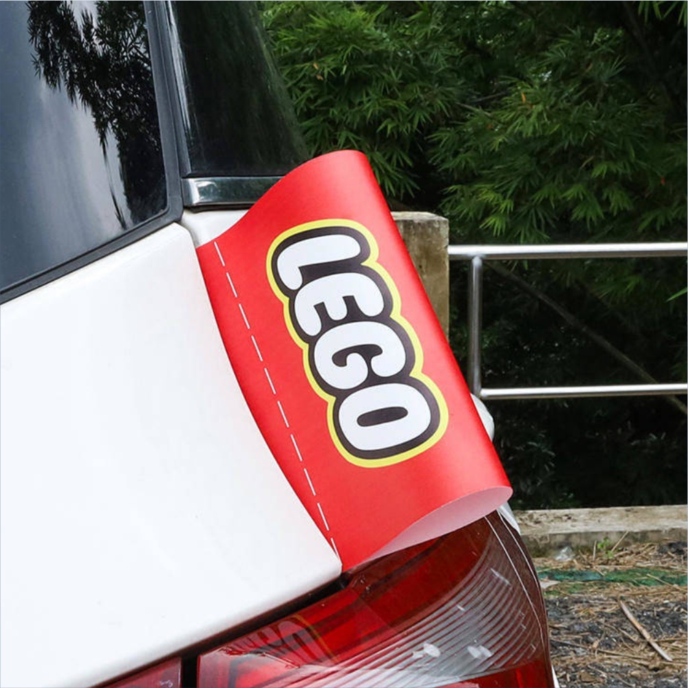 Printmax - Label Tag Mobil / Variasi Penutup Pintu Mobil / Tag Mobil / Hiasan Lego Mobil