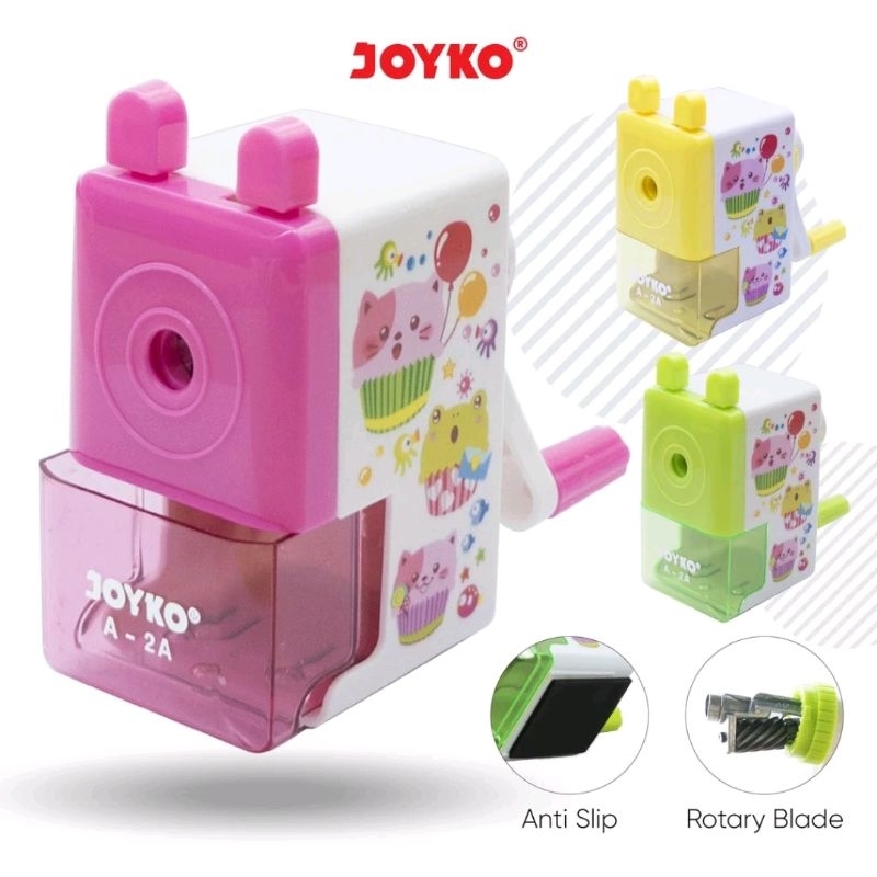 

Joyko Sharpener A-2A Fancy / Rautan Meja / Serutan Meja