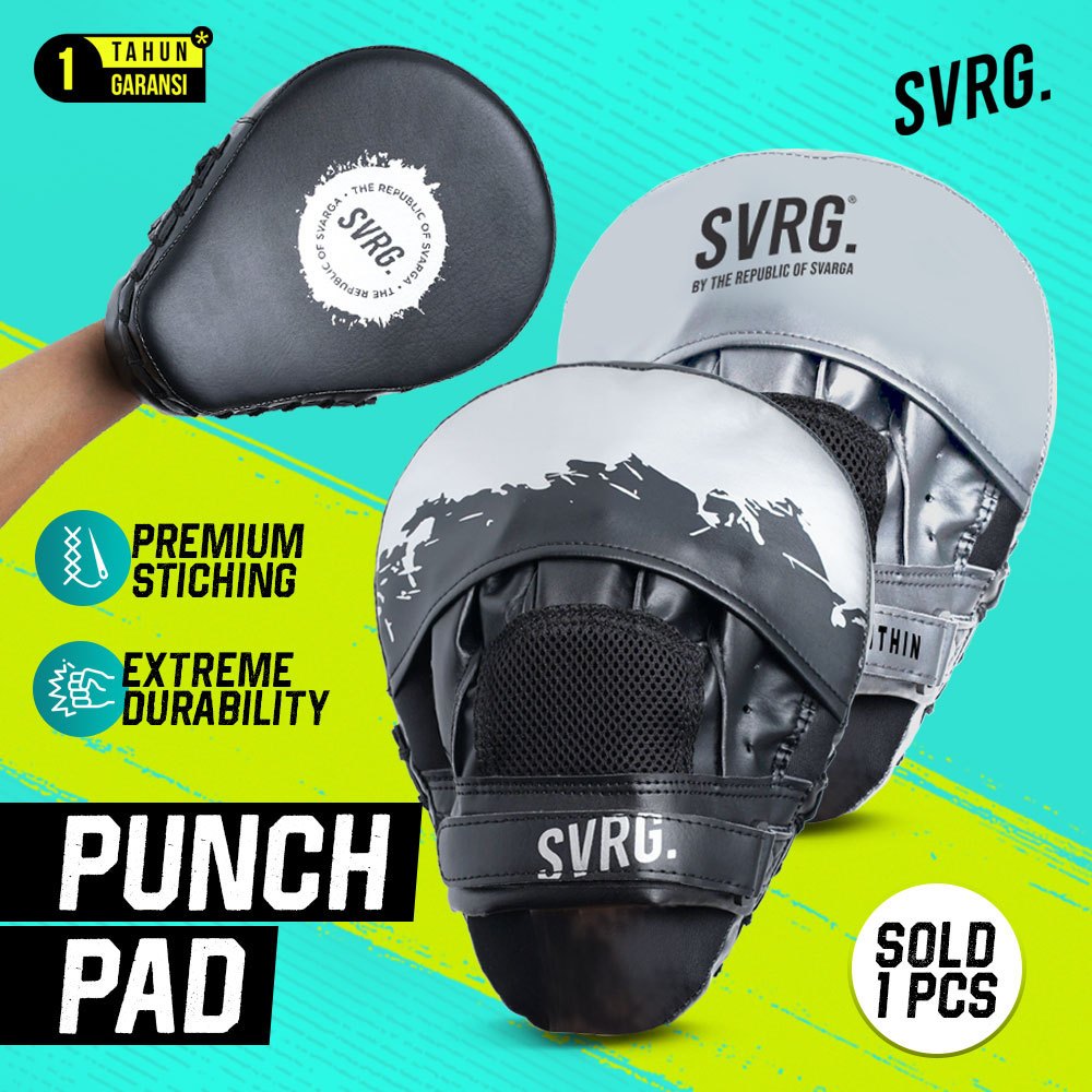 Svarga Punch Pad PU Leather - Focus Mitt - Boxing - MMA - Muay Thai