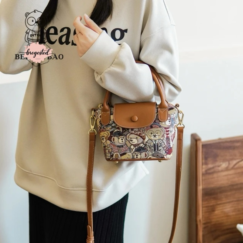 tas wanita top handle mini