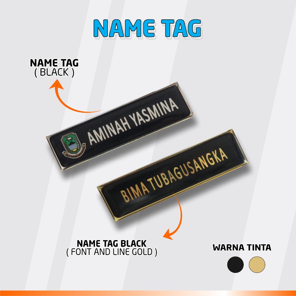 

NAMETAG RESIN / PAPAN NAMA DADA / PAPAN NAMA PENITI / NAME TAG MAGNET