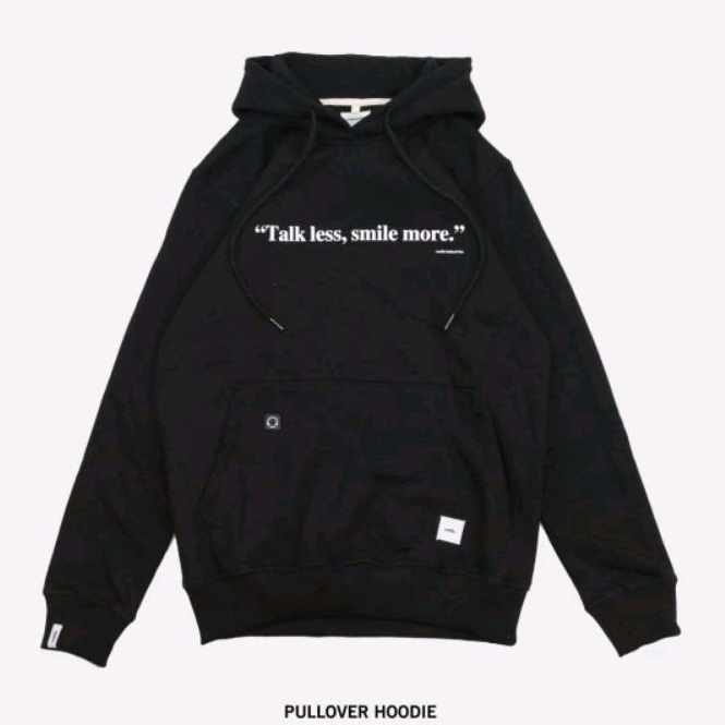 HOODIE HITAM - HOODIE RATTLE SMILE
