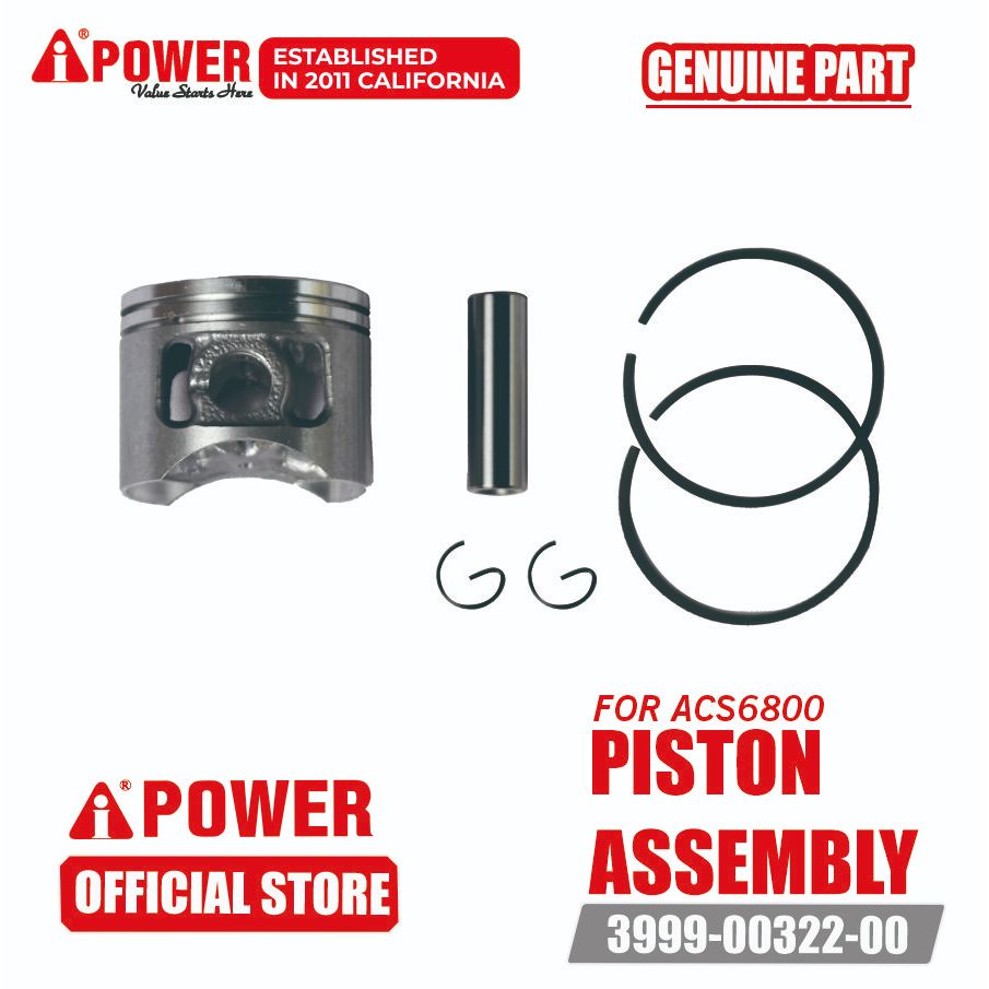 PISTON ASSEMBLY UNTUK CHAINSAW / MESIN POTONG ACS6800