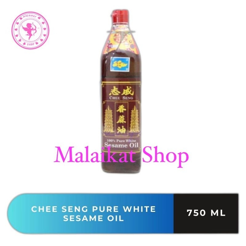 

￼Minyak Wijen / Pure White Sesame Oil Chee Seng Pagoda Singapore 750 mL