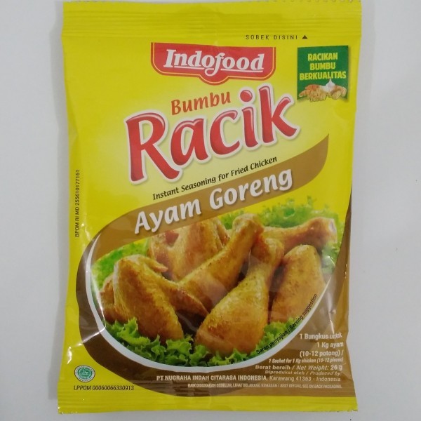 

BUMBU RACIK ayam goreng/ sayur asem ecer (1 sachet)