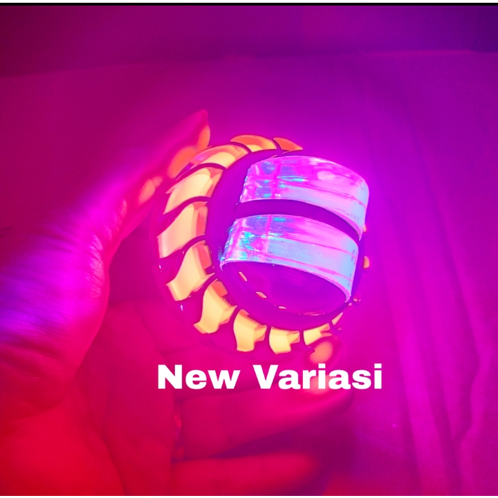 PROMO Lampu Utama Projie Daymaker 2 Lensa mini jauh dekat 2.5inch Putih Kuning