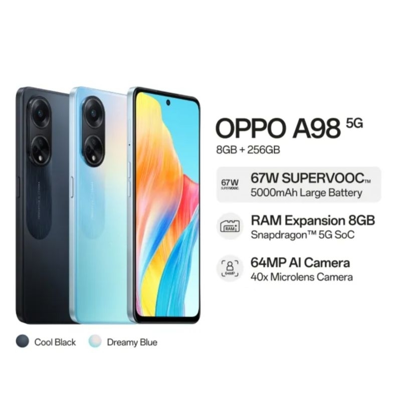 Oppo A98 16/256 GB 5G ( Second )