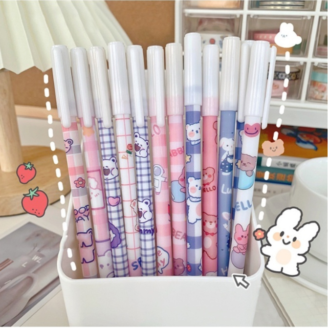 

SKY Pulpen Gel Bisa Dihapus Erasable Gel Pen Pulpen Magic Bisa Di Hapus Motif Karakter Lucu