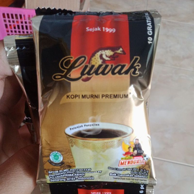 

Luwak kopi murni 65g*16saset