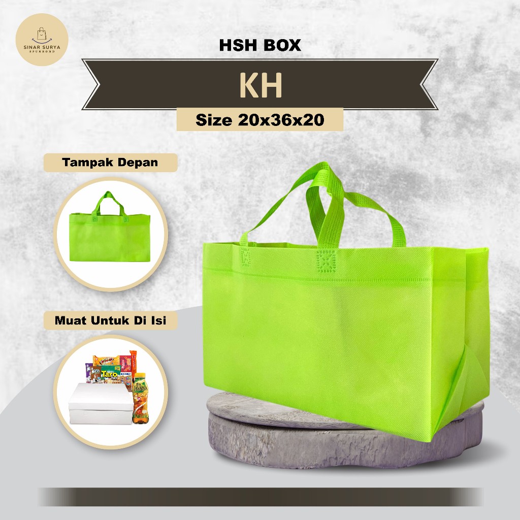 

Tas Kotak Nasi 18x18 | Tas Tasyakuran Tas Berkat Tas Walimahan | Tas Kotak Nasi HSH BOX 20x36x20