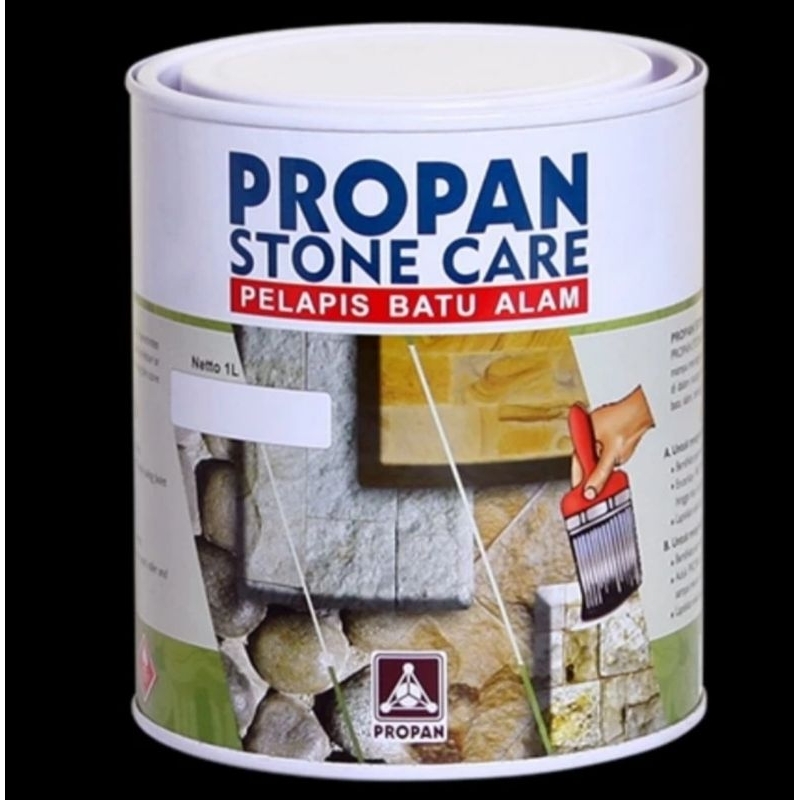 CAT PELAPIS BATU ALAM  CLEAR GLOSS / PELAPIS DINDING BATU ALAM / PROPAN STONE CARE