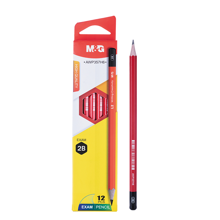 

Pensil 2B M&G 2B Hex Shape Wood Pencil AWP357H6 Red 12pcs