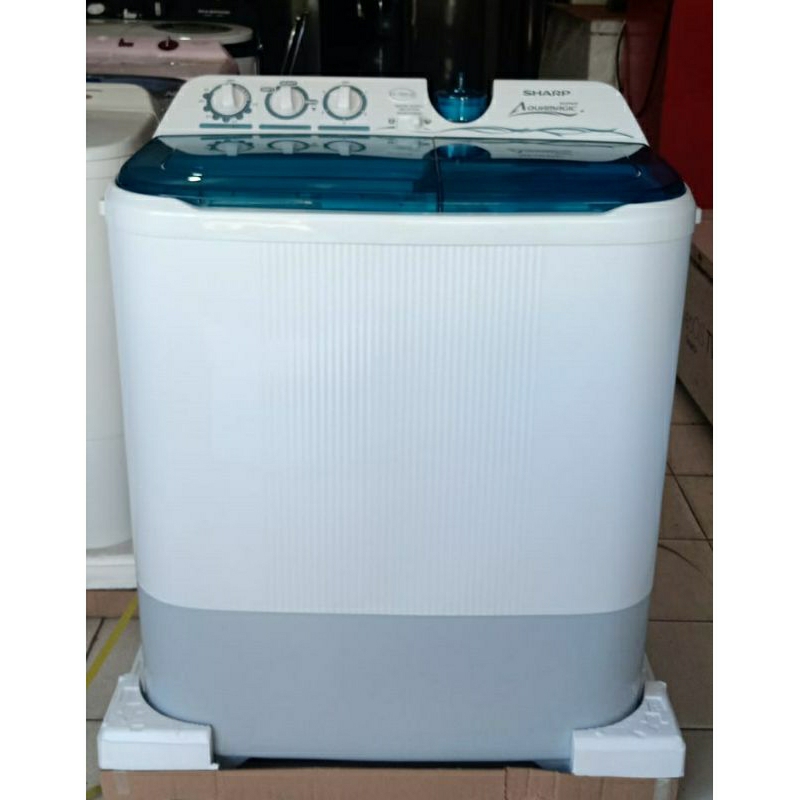 MESIN CUCI SHARP 2 TABUNG 9,5KG ES T95CR/MESIN CUCI SHARP ES T95CR 2 TABUNG/SHARP MESIN CUCI 2 TABUN