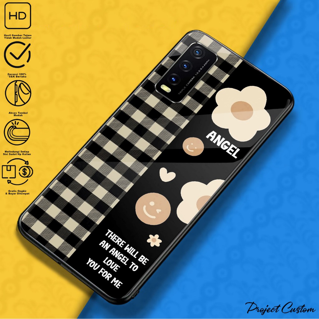 Case Vivo Y20 Y12S Y20S Y20SG - Casing Hp Vivo Y12S Y20 Y20S Y20SG ( BUNGA ) Softcase Hp VIVO Y12S -