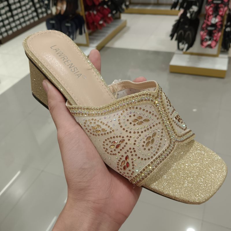 lawrensia sendal pesta bling bling original matahari