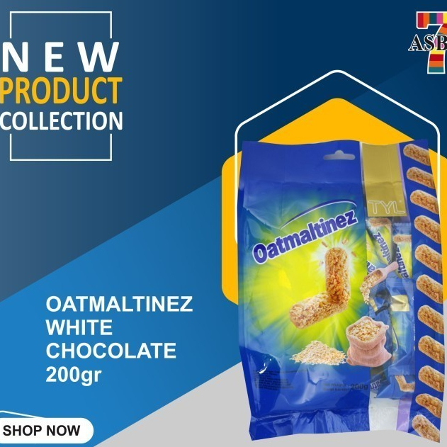 

OATMALTINEZ BAR OAT CHOCO WHITE 200GR