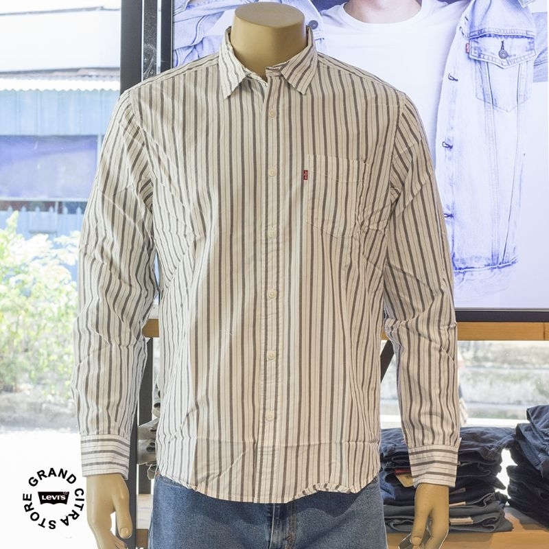 kemea lengan panjang levis standard fit