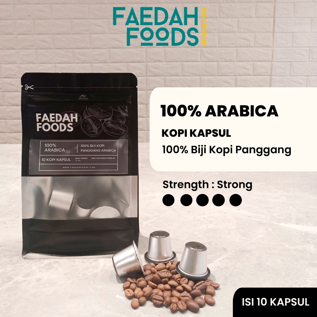 

Kopi Kapsul - 100% Arabica Coffee Capsule | Kapsul Nespresso