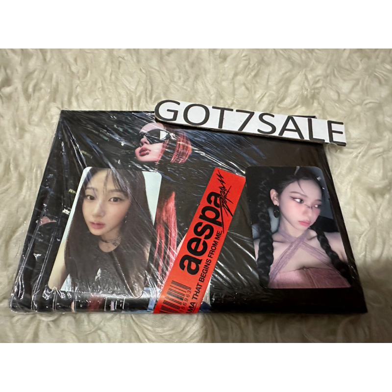 aespa The 4th Mini Album 'Drama" - GIANT KPOPMERCH BENEFIT KARINA unsealed / KPM DRAMA KARINA / KARI
