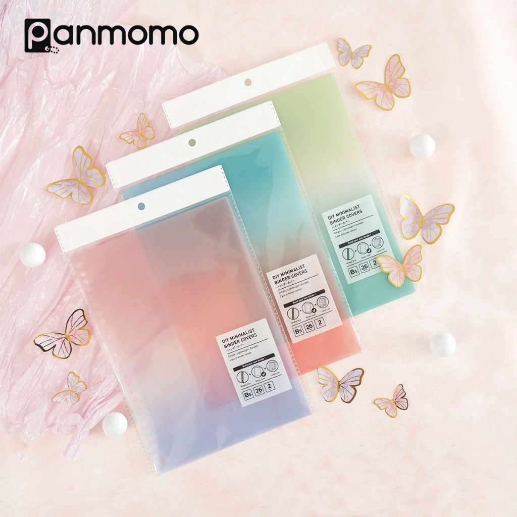 

Panmomo DIY Minimalist Binder Covers 2pc Gradient B5 - Sampul Binder / Cover Binder Dua Warna