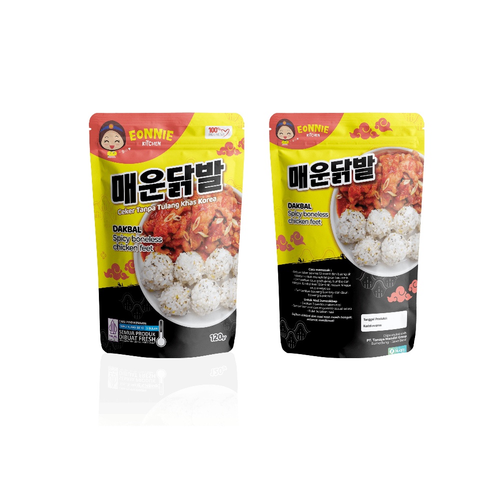 

ART I82A Eonnie Kitchen Dakbal Ceker Tanpa Tulang