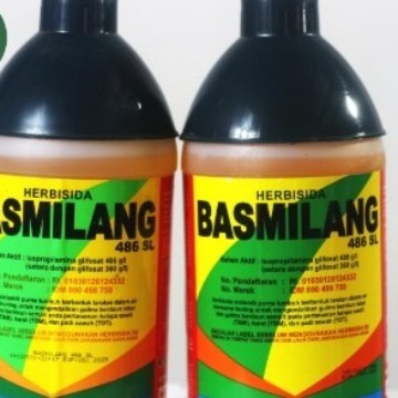 Basmilang 486SL glifosat 500ml Herbisida sistemik racun rumput gulma