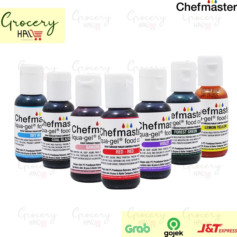 

ART K34Q CHEFMASTER LIQUA GEL FOOD COLOR 2 GRAM Pewarna Makanan