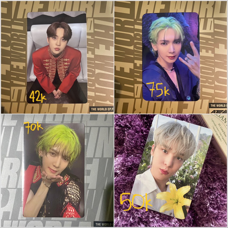 Official Photocard PC ATEEZ POB Benefit Yeosang Jongho Yunho Nacific Soundwave Digipak Hello82 Ep Fi