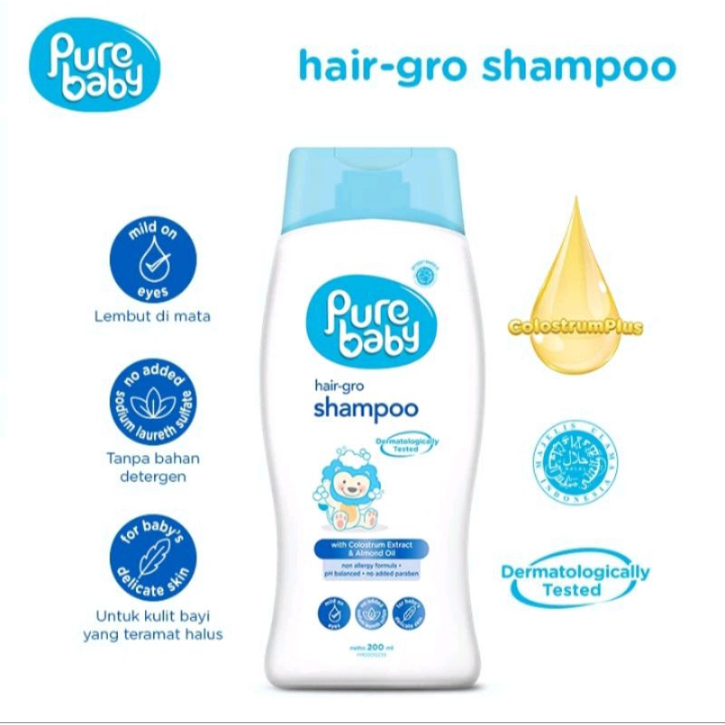 PURE BABY HAIR GRO SHAMPOO 200 ml