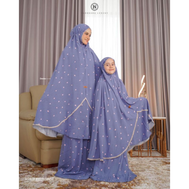 NADHEERA LUXURY - AFSHEEN MUKENA COUPLE MOM & KIDS