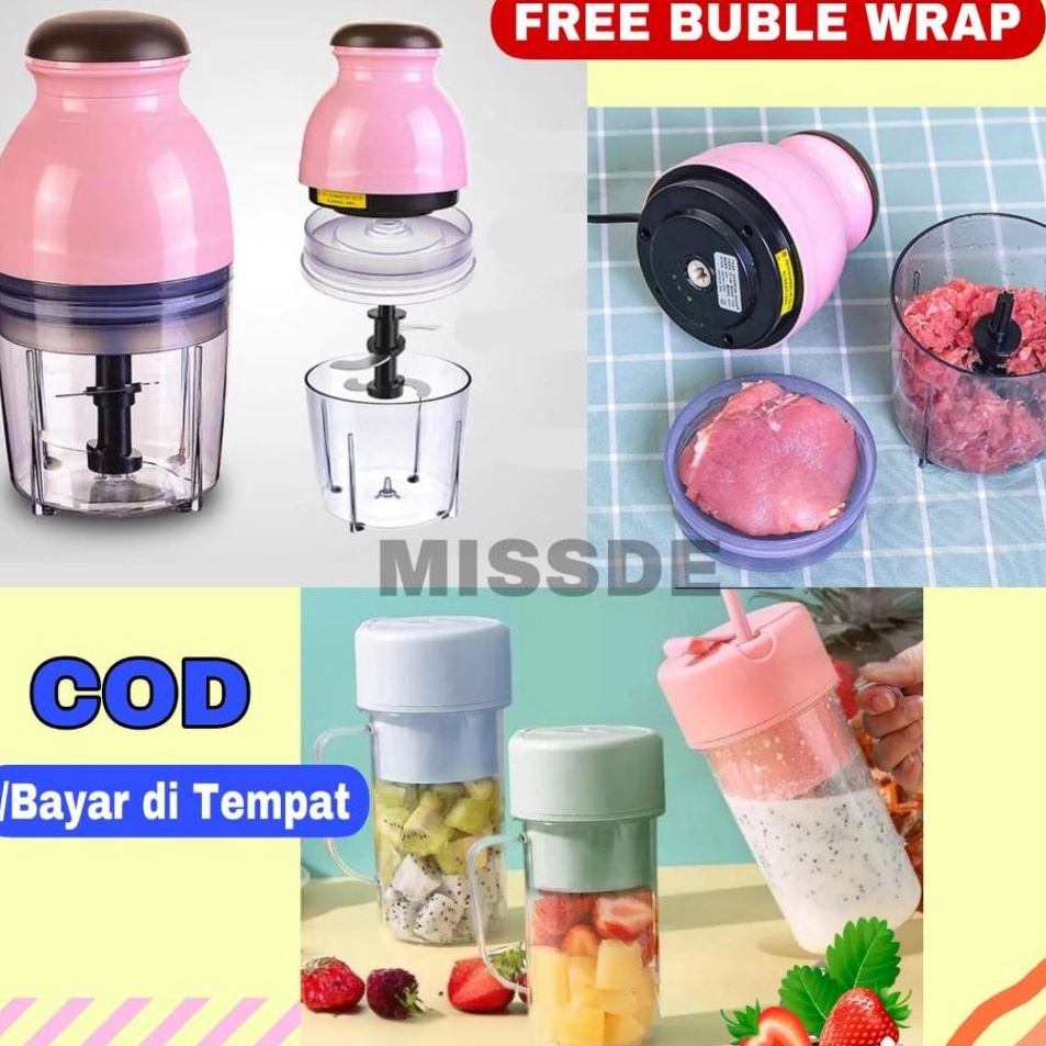 BLENDER PORTABLE MINI GELAS  SEDOTAN  JUICER PORTABLE MINI  SEDOTAN q Kualitas Premium