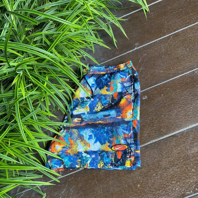 celana pendek nike vintage 90s hawaii rubber logo