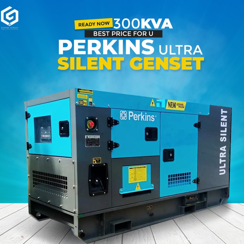 Genset Silent | 300 KVA | Genset Diesel Perkins Ultra Silent