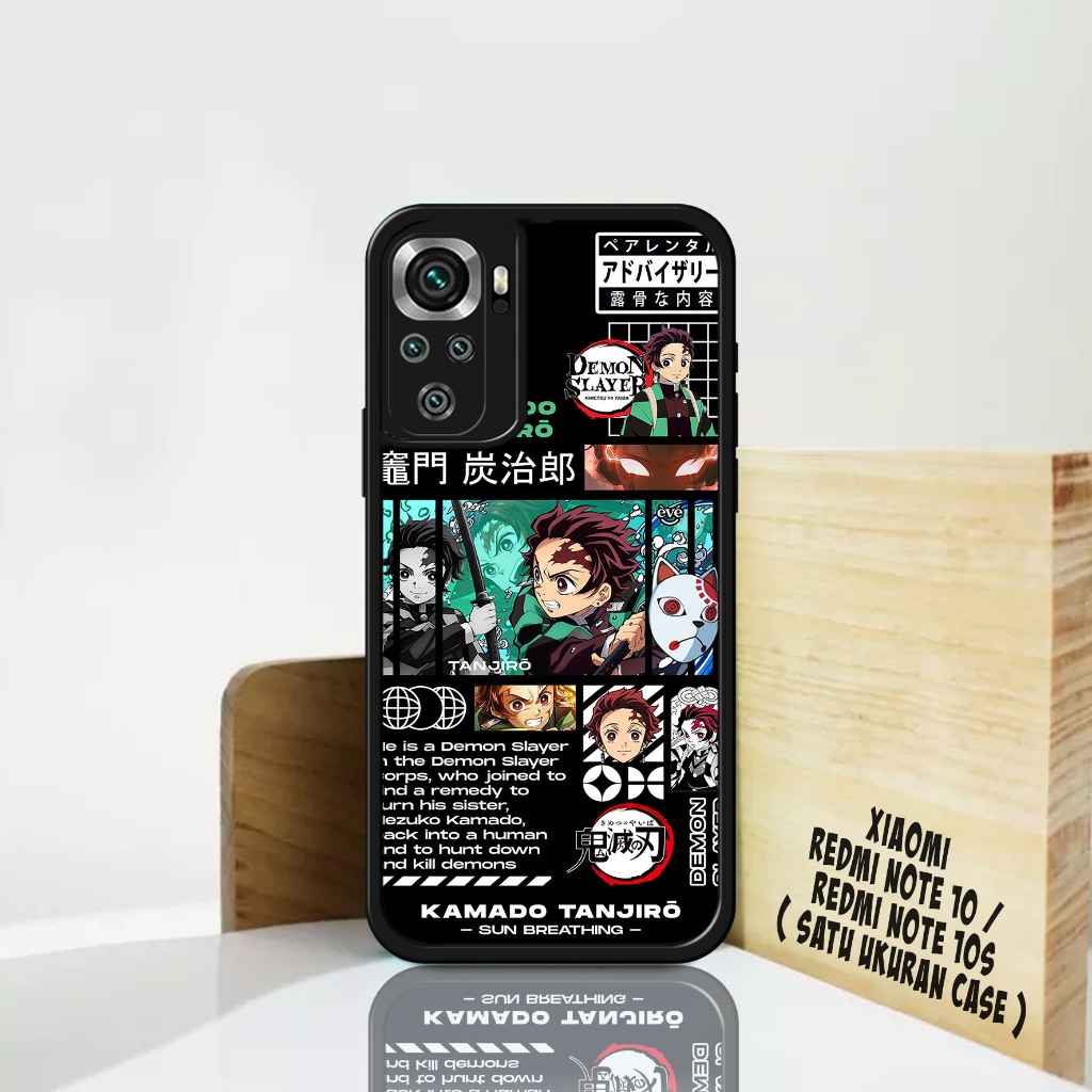 Case Xioami Redmi Note 10 / Note 10S - Casing Hp Redmi Note 10 / Note 10S - ( KIMETSU NO YAIBA ) - C